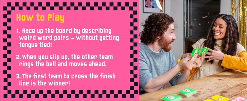 Big Potato You Can't Say UMM: A Party Game for Family and Adults, Fast-Paced Family Word Game, Must Have for Game Night, Bonus Content Included