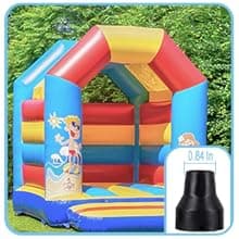 Electric Air Pump for Inflatable Pool Toys - High Power Quick-Fill Air Mattress Inflator Deflator Pump for Pool Float Raft Airbed with 3 Nozzles, 320W, 110V AC, 1.6PSI, Air Flow 26CFM