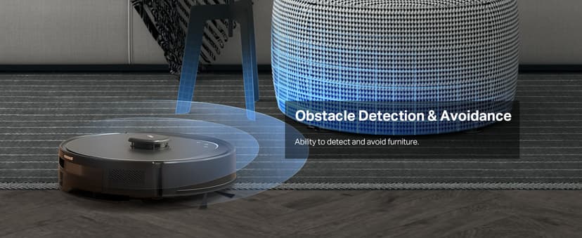 Tapo LiDAR Smart Navigation Robot Vacuum and Mop with Self-Emptying Dock, 5300Pa Max, 97%+ Dust Pickup Rate, Customizable Cleaning, Self-Charging, Compatible with Alexa & Google Home, RV30 Max Plus