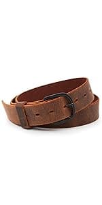 Main Street Forge All American Leather Belt | Made in USA | Men's Heavy Duty Work Belt | EDC Belt