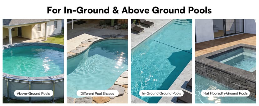 Handheld Spa Hot Tub Vacuum- Cordless Small Above Ground Pool Cleaner with 2 Brush Heads, 90 Mins Running Time, 12 Gallons/Min Powerful Suction, Ideal for Cleaning Debris and Sand Underwater, Black