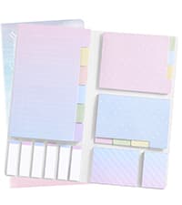 Hommie Dog Sticky Notes Set, Planner Sticky Note Dividers Tabs 300 Sheets, Cute Animals Shape Markers Flags Self-Stick Memo Pads for Dog Lovers Home Office School Supplies B0C5X9KNP4