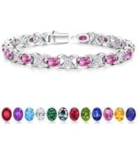 Iefil Christmas Gifts for Women Wife Mom - Sunflower Birthstone Necklace for Women, Anniversary Birthday Gifts 925 Sterling Silver Heart Pendant You Are My Sunshine Jewelry for Girlfriend Mom Daughter