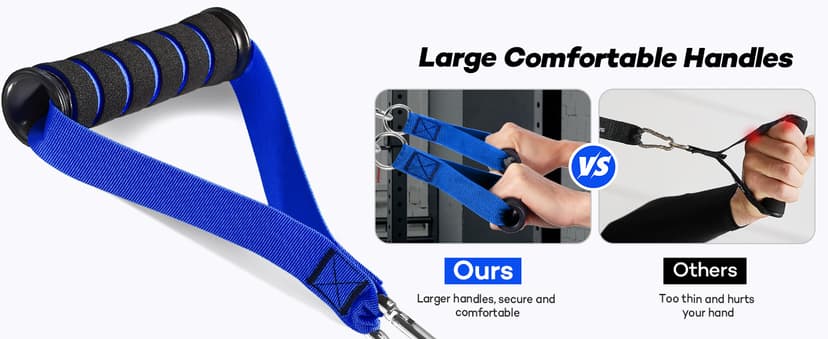 Resistance Bands, 390 LBS Heavy Duty Exercise Bands for Working Out, Workout Bands with Handles, Stretch Band for Men, Fitness Bands for Home Workouts, Muscle Training, Strength, Slim, Yoga