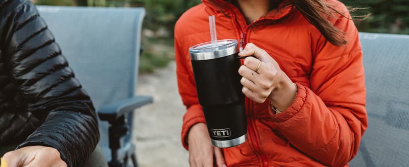 YETI Rambler 16 oz Travel Bottle, Stainless Steel, Vacuum Insulated with Leakproof Commuter Cap, Black