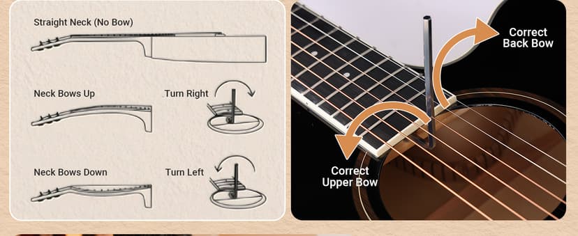 41" Acoustic Guitar for Beginners Adult Full Size Cutaway Guitarra Acustica Bundle with Gig Bag, Tuner, Strap, Strings, Picks,Capo, Black