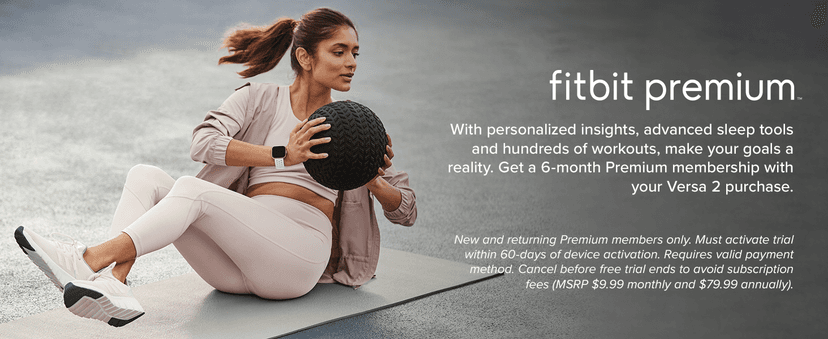 Fitbit Versa 2 Special Edition Health and Fitness Smartwatch with Heart Rate, Music, Alexa Built-In, Sleep and Swim Tracking, Smoke Woven/Mist Grey, One Size (S and L Bands Included)