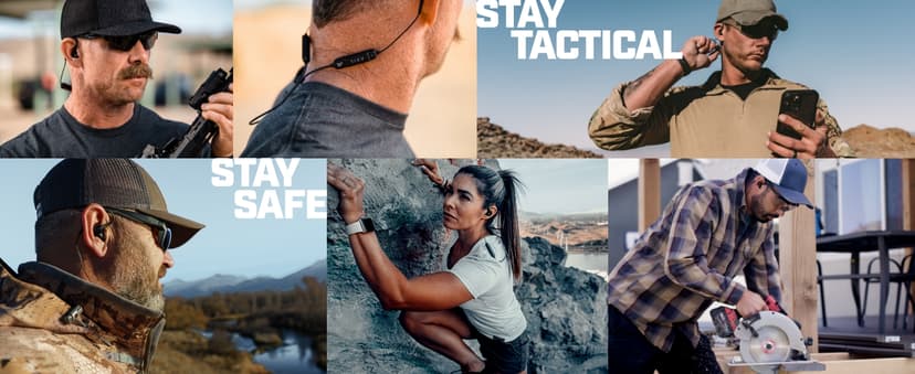 AXIL GS Extreme 2.0 Shooting Ear Buds – Hearing Enhancement & Noise Isolation Bluetooth Earbuds – w/Dynamic Speakers – 25-Hour