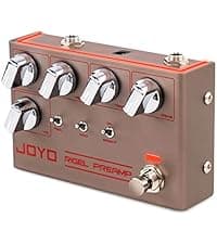 JOYO Dual Crunch Pure Analog Circuit Overdrive Effect Pedal with Independent Clipping for Electric Guitar - True Bypass (King of Kings R-20)