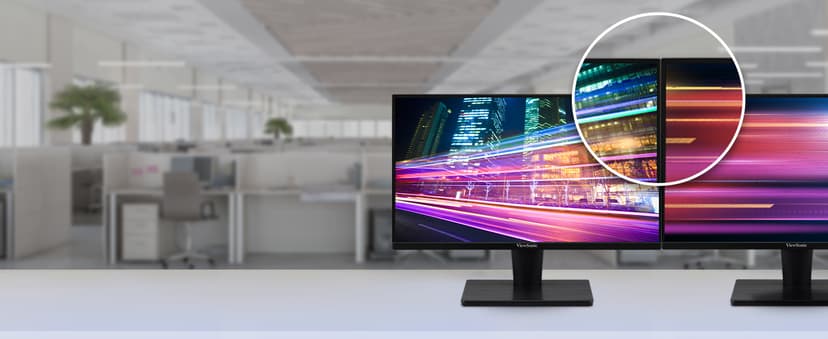 ViewSonic VS2247-MH 22 Inch 1080p Monitor, 100Hz Refresh Rate for Smooth Home and Office Viewing, Eye Care Technology, Thin Bezels, HDMI, and VGA Inputs