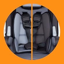 Baby Trend Hybrid SI 3-in-1 Combination Booster Car Seat with Side Impact Protection, Dash Orchid