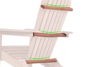Wooden Folding Adirondack Chair Set of 4, Half Pre-Assembled Wood Lounge Chair for Outdoor Patio Garden Lawn Backyard Deck Pool Beach Firepit