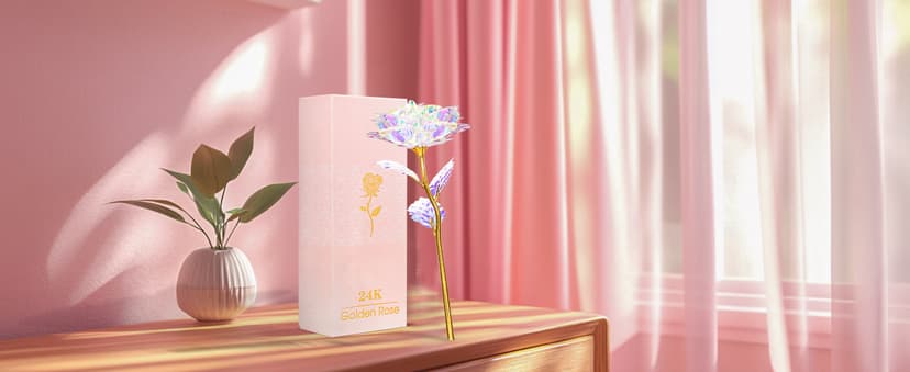 Christmas Flowers Gifts for Women, Mom Birthday Gifts for Christmas, Galaxy Glass Rose Forever Preserved Flowers Eternal Crystal Roses Xmas Gifts for Grandma Wife Sister Her Friends, Colorful