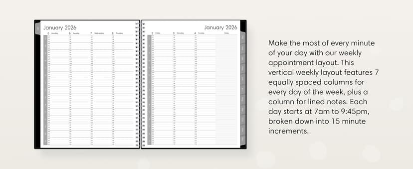 Blue Sky 2026 Weekly and Monthly Planner Calendar, Includes January 2026 - December 2026, 5" x 8", Flexible Cover, Wirebound, Laminated Tabs, Enterprise