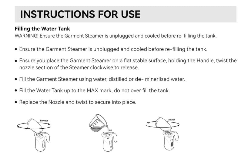 OGHom Steamer for Clothes, Handheld Clothing Steamer for Garment, 240ml Big Capacity 700W Portable Travel Steam Iron (Blue)