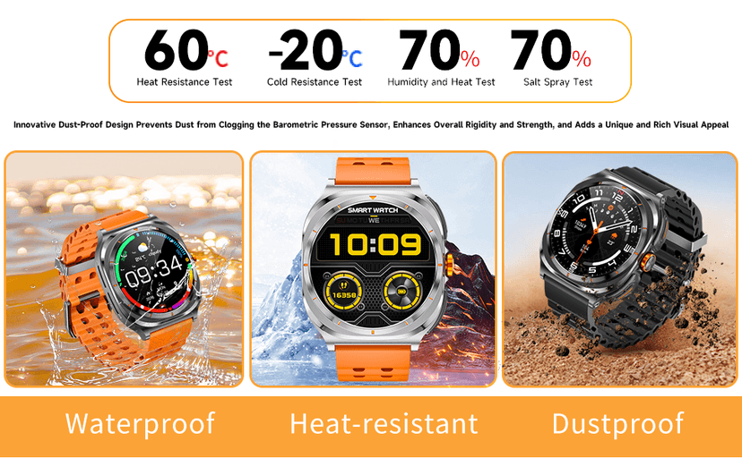 Smartwatch with Earbuds(Answer&Make Calls) IP67 Water Resistant Watch(2 Straps), Sports Watches 100+ Sports Modes (Cycling/Fitness/Hiking), DIY Watch Faces for Men Dad Husband