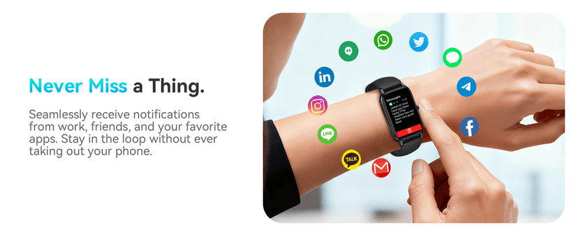 ChronArk Fitness Tracker for Women Men, Activity Smart Watch Compatible with Android iPhone, Step Counter with 110+ Sports, Sleep Monitor, Calorie Counter, IP68 Waterproof (Black, 1.57)