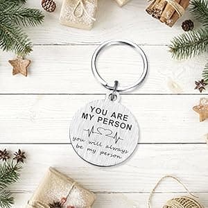You are My Person Gifts Bff Women Teens Girls Best Friends Keychain Birthday Valentines Key Chains Rings