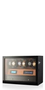 TIMECUBE 9 Watch Winder with 4 Storage Slots and Interior Light