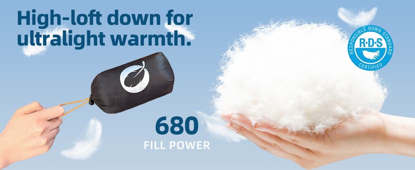 QEZER Down Booties for Men and Women Keep Warm Foot Warmers Camping Slippers Winter Camping Socks