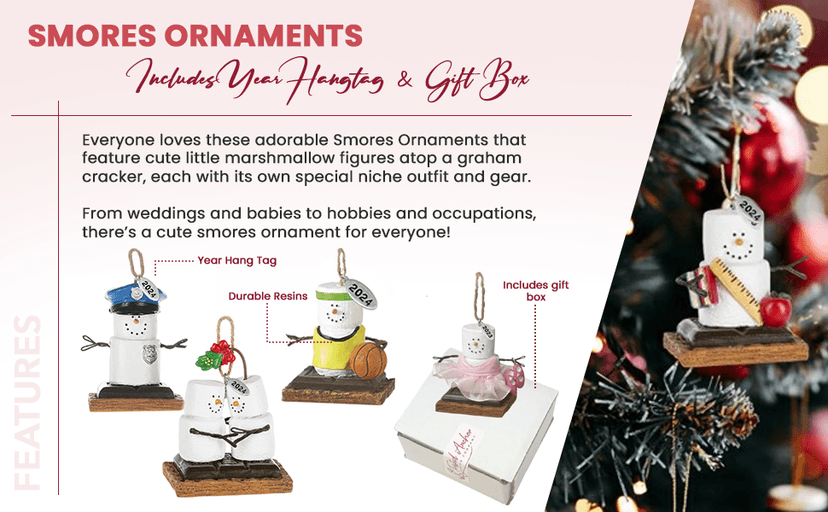 Llama Christmas Ornaments 2025, Felt Christmas Ornaments, Lama Gifts for Women, Fair Trade, Hand Made in Nepal - Comes in a Gift Bag