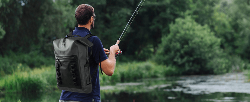 MIER Dry Bag Waterproof Backpack 30L Dry Sack Heavy Duty Roll-Top Closure for Kayaking, Beach, Boating, Swimming, Surfing