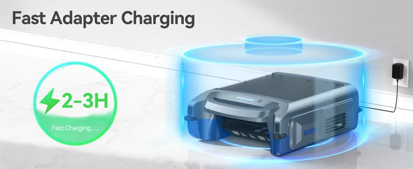 2026 New V1T Solar Pool Skimmer, Robotic Pool Surface Skimmer Cleaner with App Control, 7L Large Basket 24/7 Cleaning Smart Obstacle Avoidance Dual Charging Options Ideal for Above Ground Pool