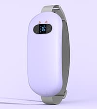 FSA HSA Eligible Portable Heating Pad for Cramps, Upgrade Cordless Electric Period Fast Heating Pad for Back Pain Relief Menstrual Belt 6 Heat 6 Massage Modes Gifts for Women Girls Her Girlfriend Pink