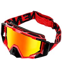 Dirt Bike Helmets ATV MX Motocross Four Wheeler Helmets for Adults Dual Sport Off Road Motorcycle Helmets for Men Women Full Face Helmet Dot Approved Color Red Shield