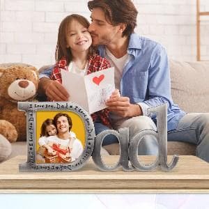 Dad Picture Frame - Birthday & Christmas Gifts From Daughter