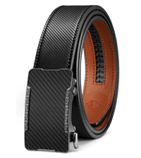 Zitahli Ratchet Belt for Men - 2 Packs Leather Mens belt For Gift Men Dress and Casual,Trim to Fit