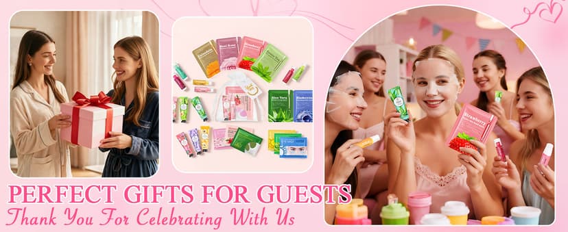 72 Pcs Bulk Gifts For Women, Bulk Facial Mask, Lip Balms, Hand Creams & Under Eye Patches, Spa Party Supplies,Party Favors For Bridal Wedding, Baby Shower,Sleepover Party, Christmas Stocking Stuffers B0FKH49Y6H