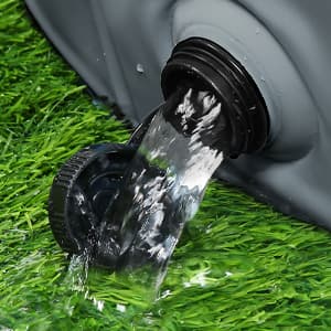 Foldable Dog Pool, Portable Pet Bath Tub and Kiddie Swimming Pool, Collapsible Bathtub for Puppies, Small, Medium and Large Dogs, Cats and Kids, 32 x 8 in, Gray