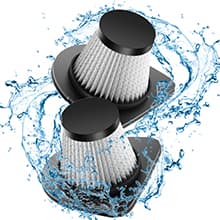 Handheld Vacuum Cordless Portable Car Vacuum with LED Light, High Power Suction, 3 in 1, Lightweight Rechargeable Hand Vacuum, Hand Held Vacuum Cleaner for Car Home Office, Pet Hair, Black