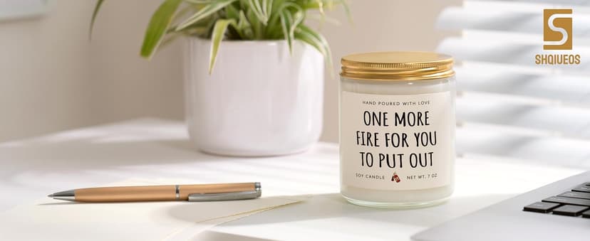 Manager Appreciation Gifts for Boss, Supervisor, Coworker, Office Humor for Boss Day, Birthday Christmas Gift Shqiueos Funny Boss Gifts for Women Men Lavender Scented Soy Wax Candle 7oz B0GJZ75HW2