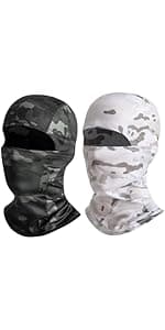 Ligart 4 Pieces Balaclava Mask Sun Protection Hood Face Cover Full Head Mask for Men and Women for Hunting Fishing Skiing