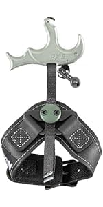 Stan SoleX Index Finger Archery Bowhunting Release - Buckle Wrist Strap Open Hook Trigger Aid with Single-Sear Design, Adjustable Length, Travel & Tension