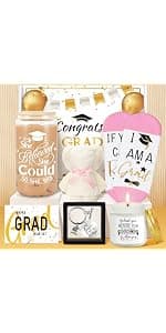 Frerdui Graduation Gift for Her, Class of 2026 Graduation Gifts Basket Box for Women, Senior High School College Grad Gift Set for Daughter Sister Friend, She Believed So She Did B0GVCLKH93