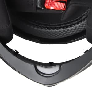 SPARK DOT Approved Modular Flip-Up Dual Visor Motorcycle Full Face Helmet for Adults Men & Women (Carbon Fiber, Large)