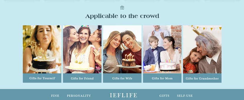 IEFLIFE Birthday Gifts for Women, Sterling Silver Necklaces, 40th 50th 60th 70th 80th 90th Birthday Necklace, 40 50 60 70 80 90 Years Old Birthday Gifts, 4 5 6 7 8 9 Decade Birthday Jewelry for Women