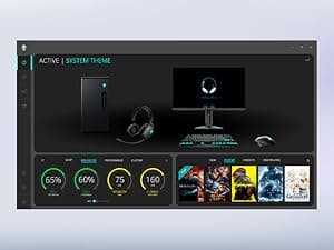 Alienware Aurora Gaming Desktop ACT1250 - Intel Core Ultra 9 285 Processor, Liquid Cooled, NVIDIA GeForce RTX 5080, 32GB DDR5 RAM, 1TB SSD, 1000W Platinum Rated PSU, Win 11 Home - Clear Panel