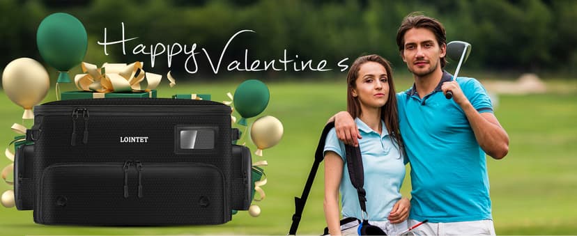 Golf Trunk Organizer, Waterproof Car Golf Locker with Separate Ventilated Compartment for 2 Pair Shoes, Golf Storage for Balls, Tees, Cap, Clothes, Gloves, Accessories, Gifts for Men, Women