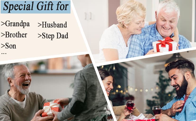 Fathers Day Gift for Dad, Papa, Boyfriend's Dad Bead Bracelet for Birthday, Christmas