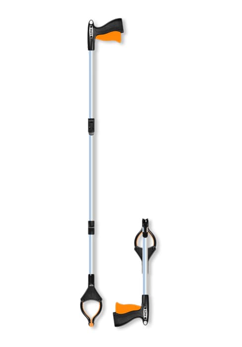 EZPIK Pro 43" Foldable Grabber Reacher Tool for Seniors - Grabbers for Elderly Reaching Tool Heavy Duty Pickup Trash Picker Upper Equipment - Claw Grabber Stick for Reaching Aids, Weed Gripper