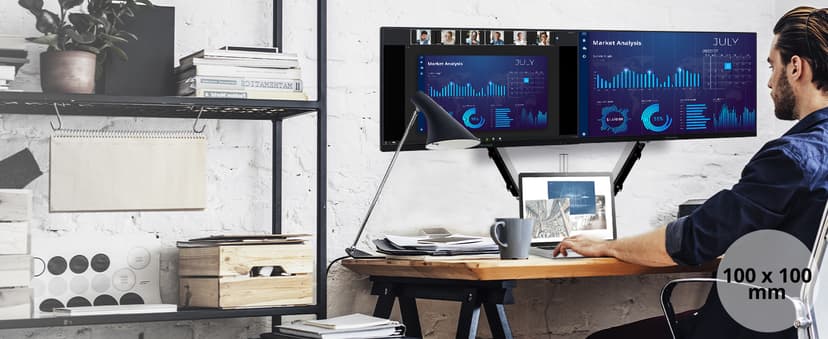 ViewSonic VA2256-MHD 22 Inch 1080p Monitor, IPS Display with FreeSync for Smooth Home and Office Viewing, HDMI, DisplayPort, and VGA Inputs