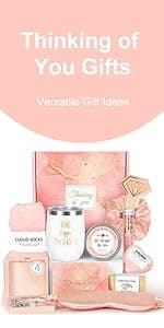 Birthday Gifts for Women, Sending Sunshine Christmas Gifts, Get Well Soon Gifts Basket Care Package Unique Spa Gifts Box with Wine Glasses for Thinking of You Her Sister Best Friend