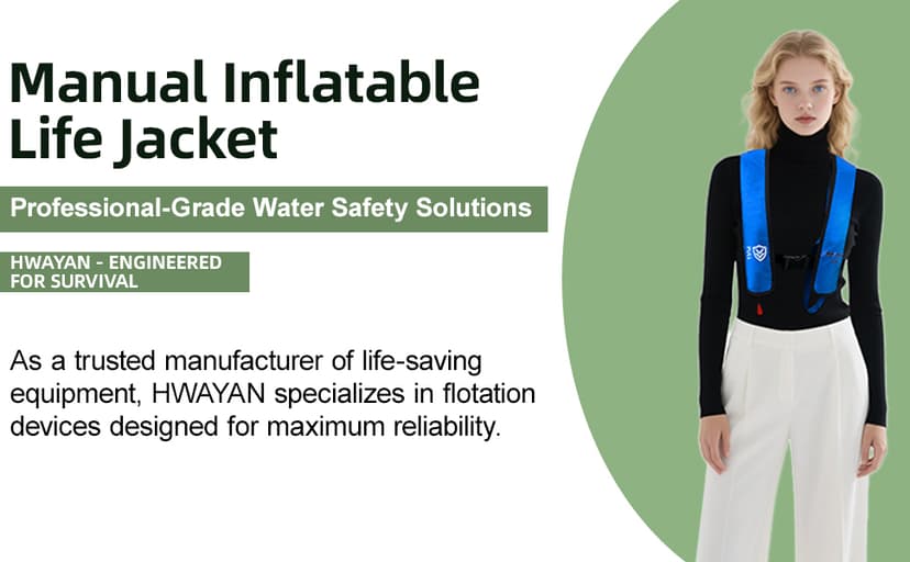 Manual Inflatable Life Jacket| Inflatable PFD Vest Adult| Life Vest for Adults| Outdoor Water Sports| Supports up to 330 lbs|33g of Carbon Dioxide Cylinder