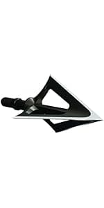 G5 Montec Fixed 3-Blade Broadheads | 3-Pack | 85/100/125 Grains | Razor Sharp 1-Piece Construction | Screw in | Compound & Recurve Compatible