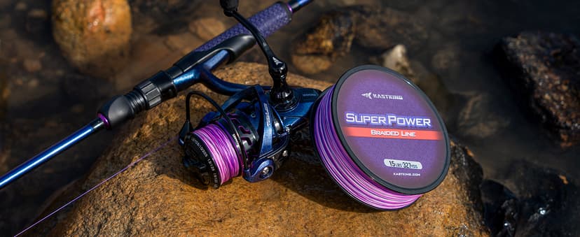 KastKing SuperPower Braided Fishing Line - Abrasion Resistant Braided Lines – Incredible Superline – Zero Stretch – Smaller Diameter – A Must-Have!