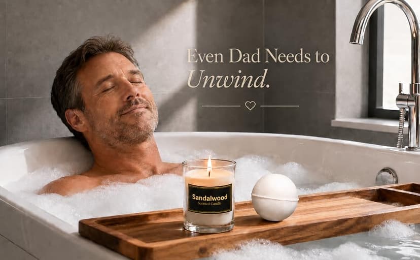 Birthday Gift for Him Dad Husband Grandpa Brother Boyfriend Friend Teacher Coworker Boss, Fathers Day, Valentines Day Eletorot Christmas Gifts for Men Women, Unique Black Spa Basket Gift Set B0GLX2J448